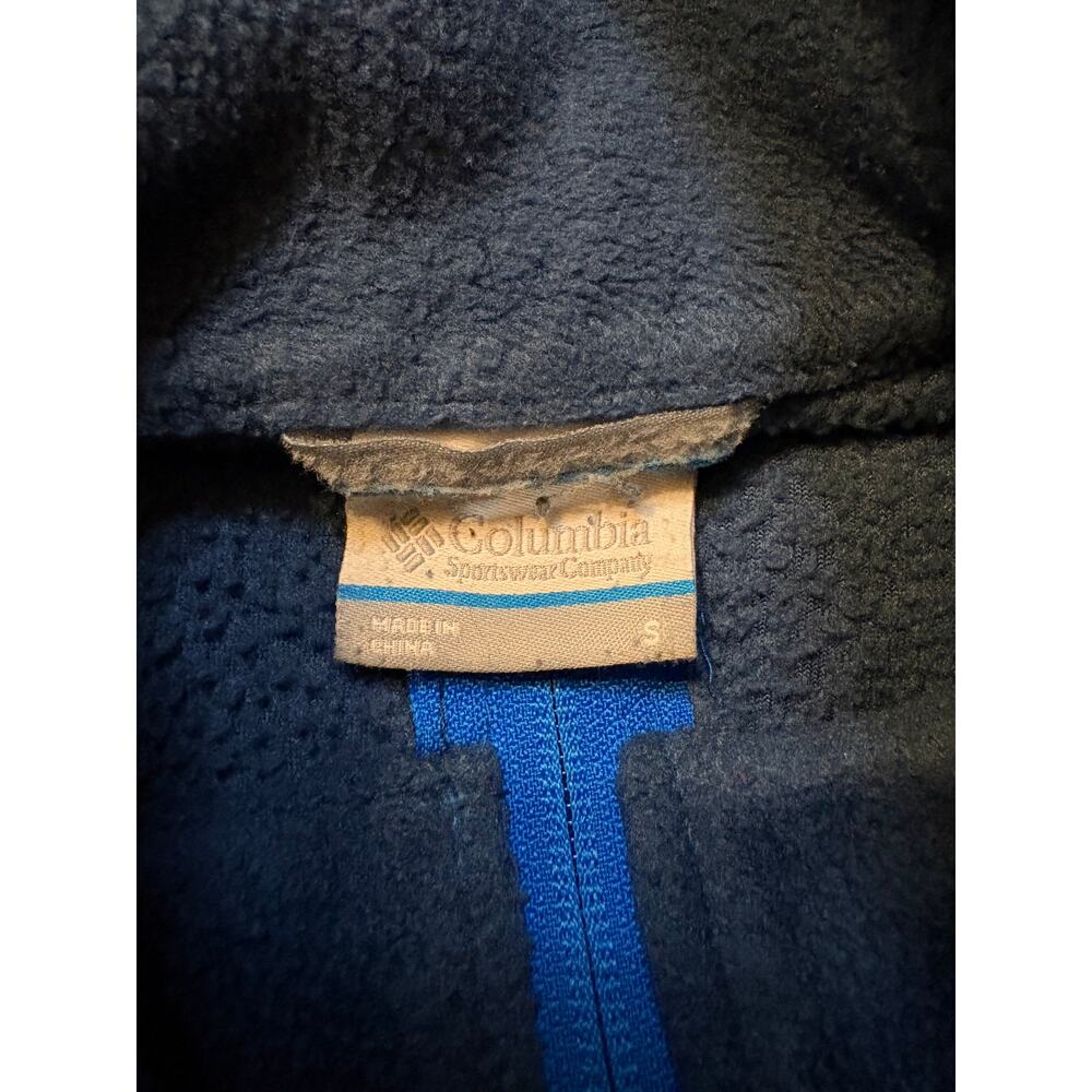 Columbia Sportswear Company Full Zip Fleece Jacket Mens Size Small Blue - Picture 6 of 10